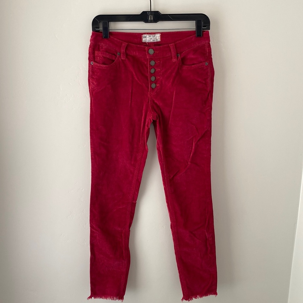 Free People Micro Corduroy Skinny Pants - size 25